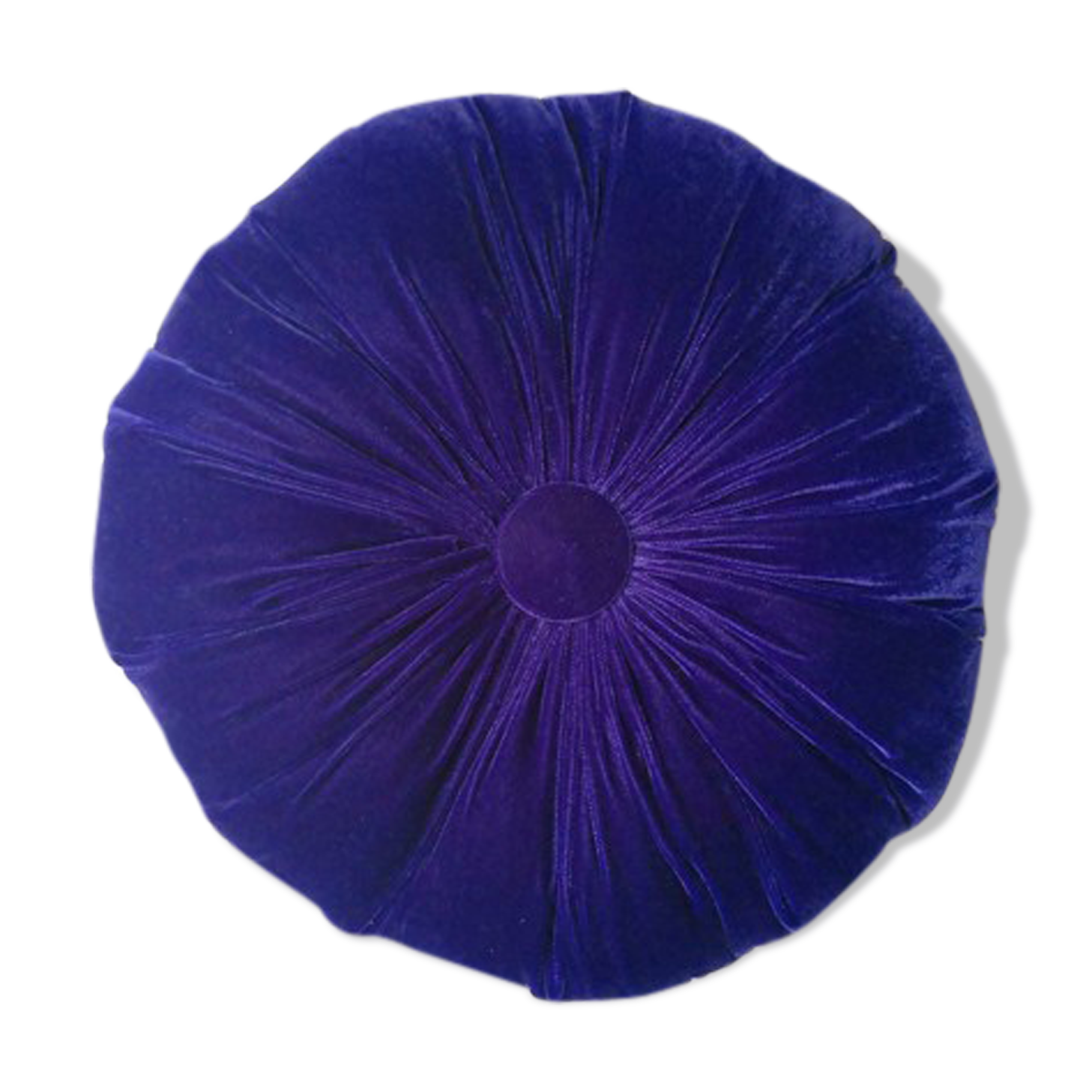 Night blue round cushion