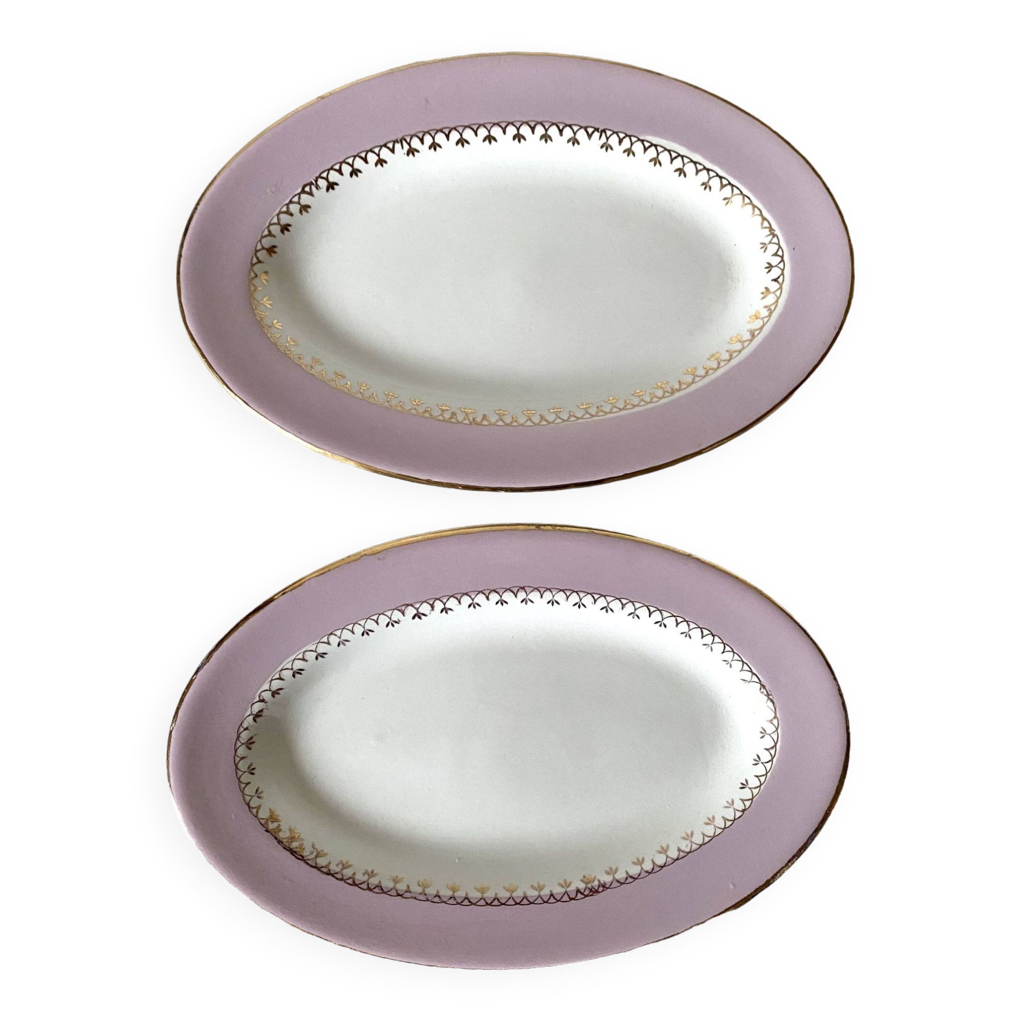 Vintage parma and gold raviers