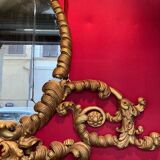 19th Century Florentine Eclectic Gilt Wood Mirror with Cinematic Provenance