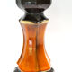 Rare ceramic pepper mill type Vallauris annés 60-70 orange