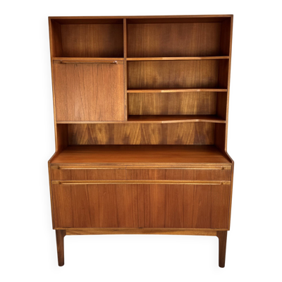 Bibliothèque vintage McIntosh conçue par T. Robertson des années 1960.