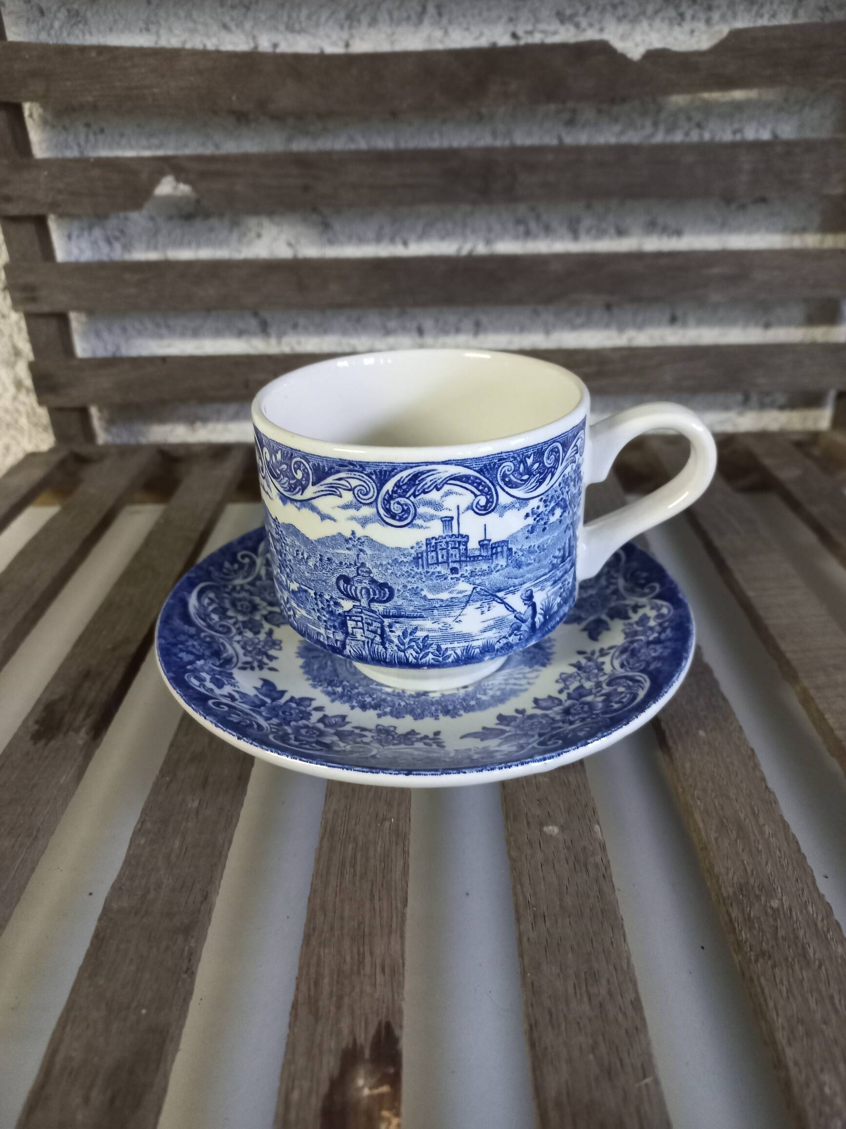 Broadhurst Staffordshire cup and saucer