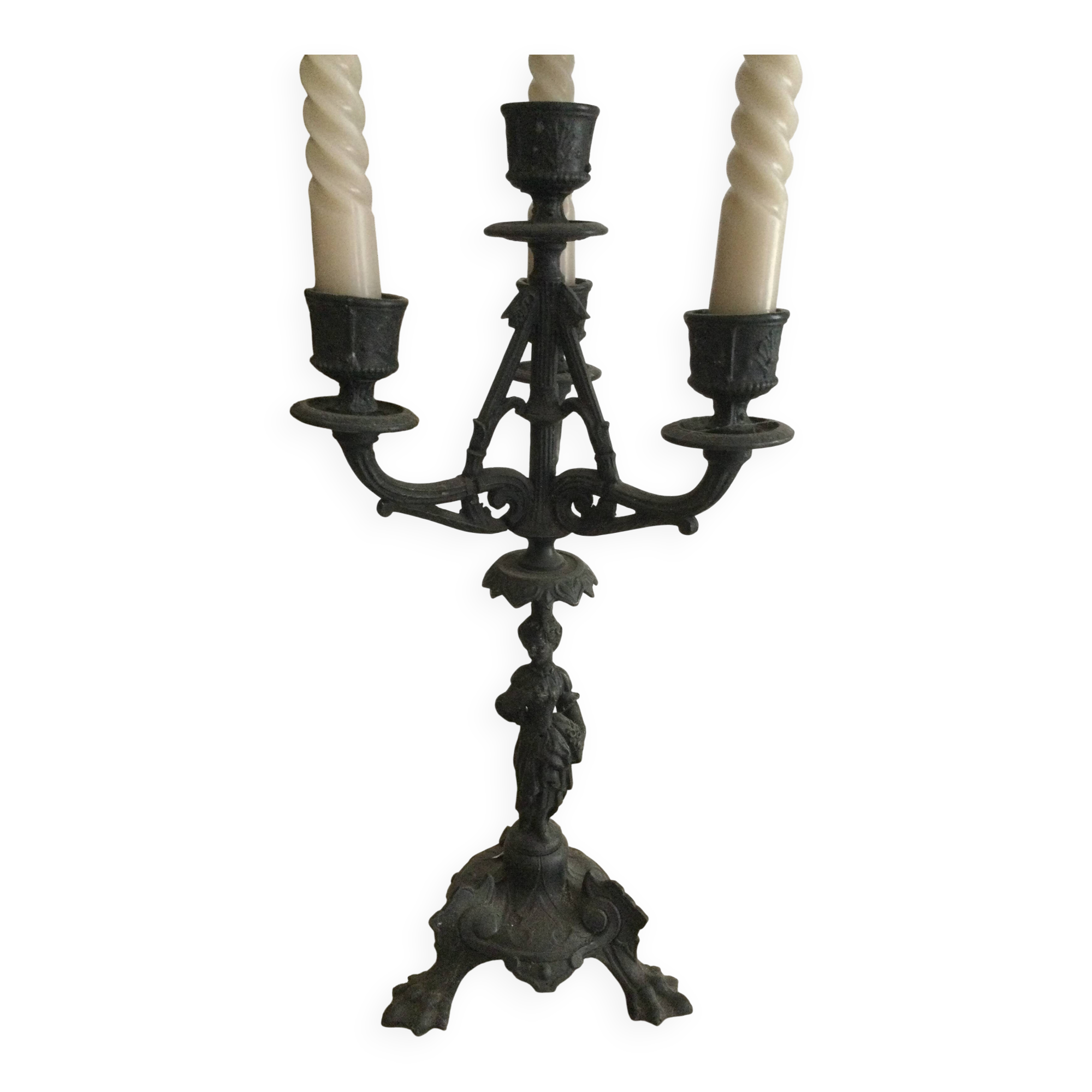 Pair of antique candlesticks