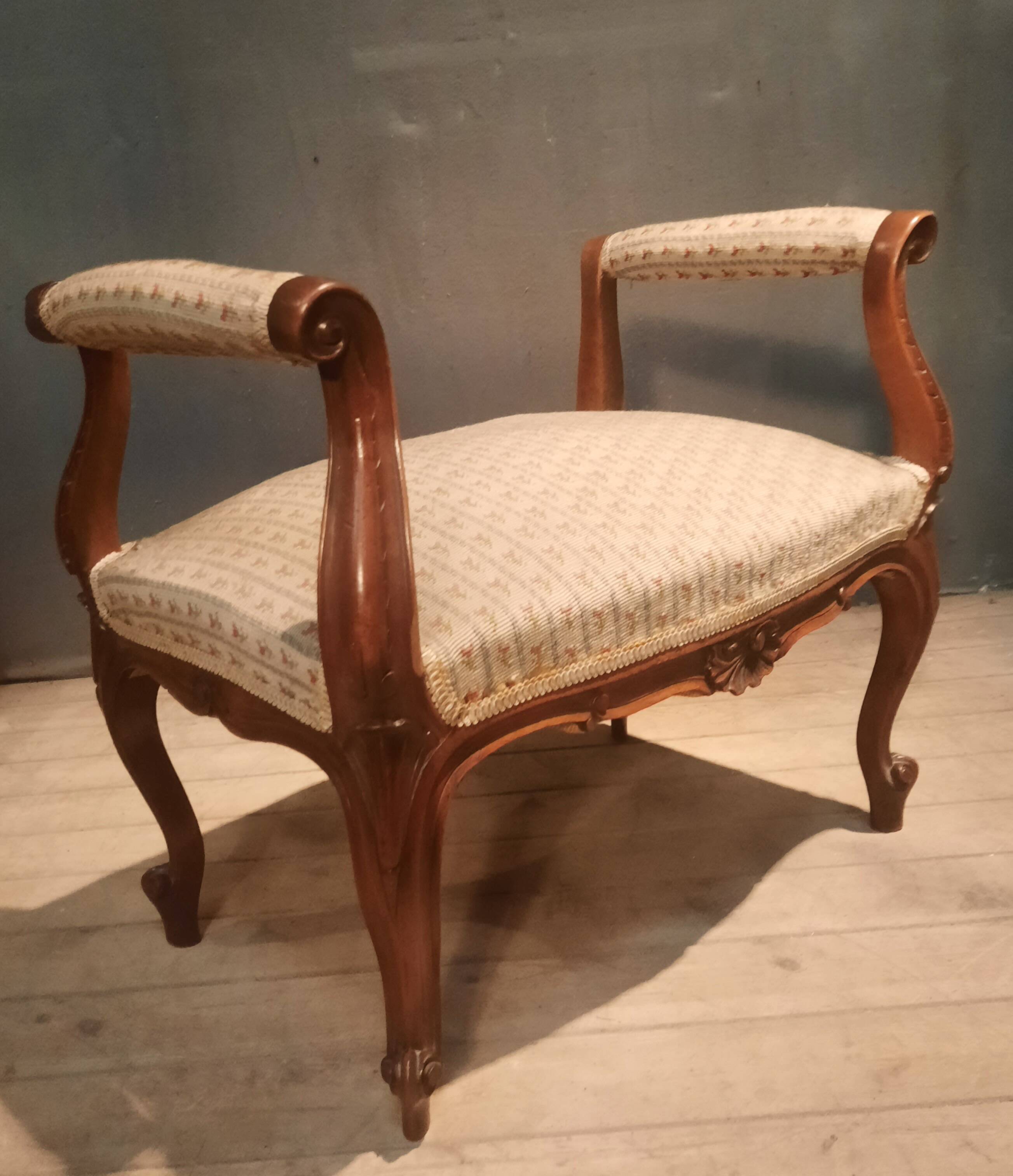 Small Louis XV style bench