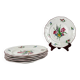 Set of 6 flat plates KG Luneville – Réverbère model