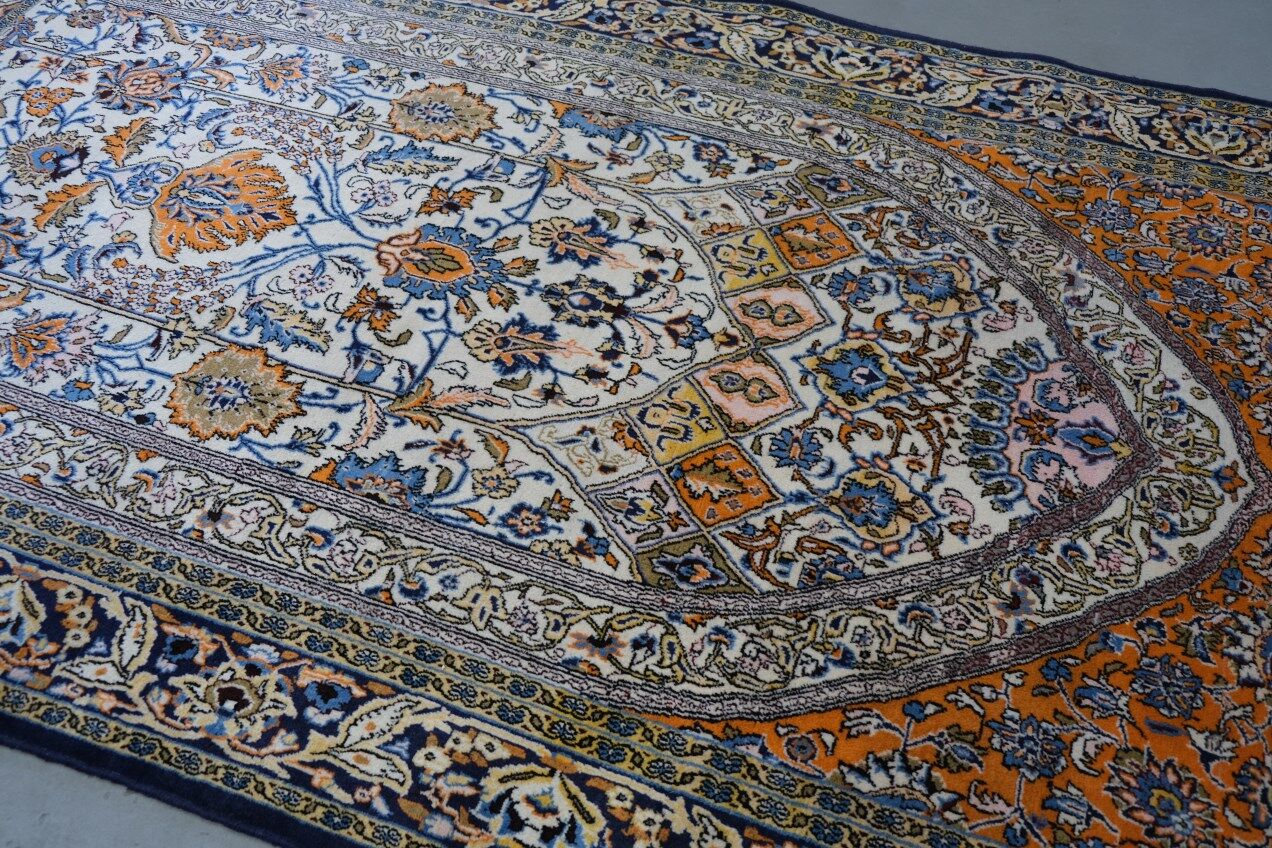 Hand-Woven Middle Persian Rug, 1960