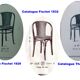 Armchair by Kohn N°143 around 1905 seat wood lamée