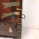 Furniture antique Korean storage box 1910 in wood and brass