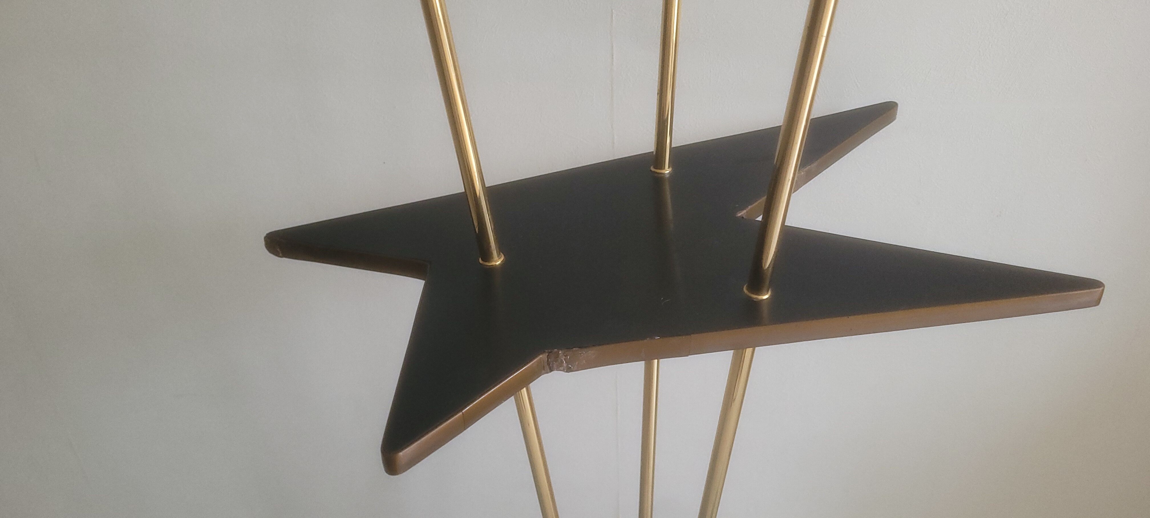 Vintage floor lamp 3 tulips and formica