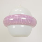 Suspension en verre du milieu du siècle, années 1960