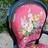 Pair of transition style armchairs