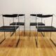 Suite of 4 Patoz chairs by Francesco Soro for ICF Italy