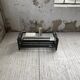 80s Italian marble and glass coffee table