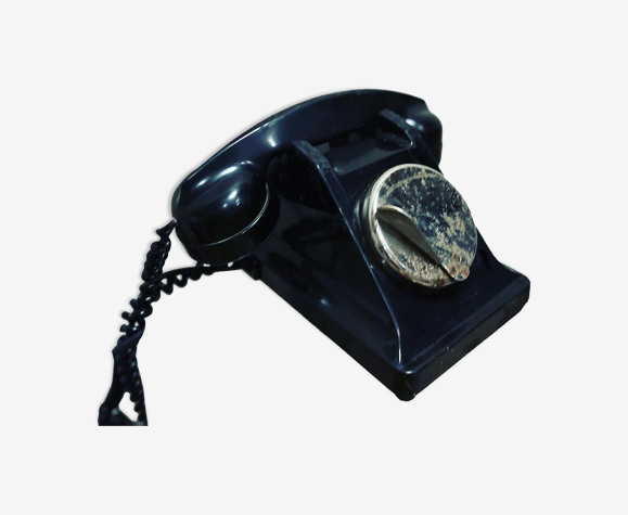Téléphone vintage noir PTT 1940