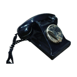Black vintage phone PTT 1940