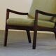 Vintage Senator lounge chair in mahogany by Ole Wanscher for Cado, 1960s