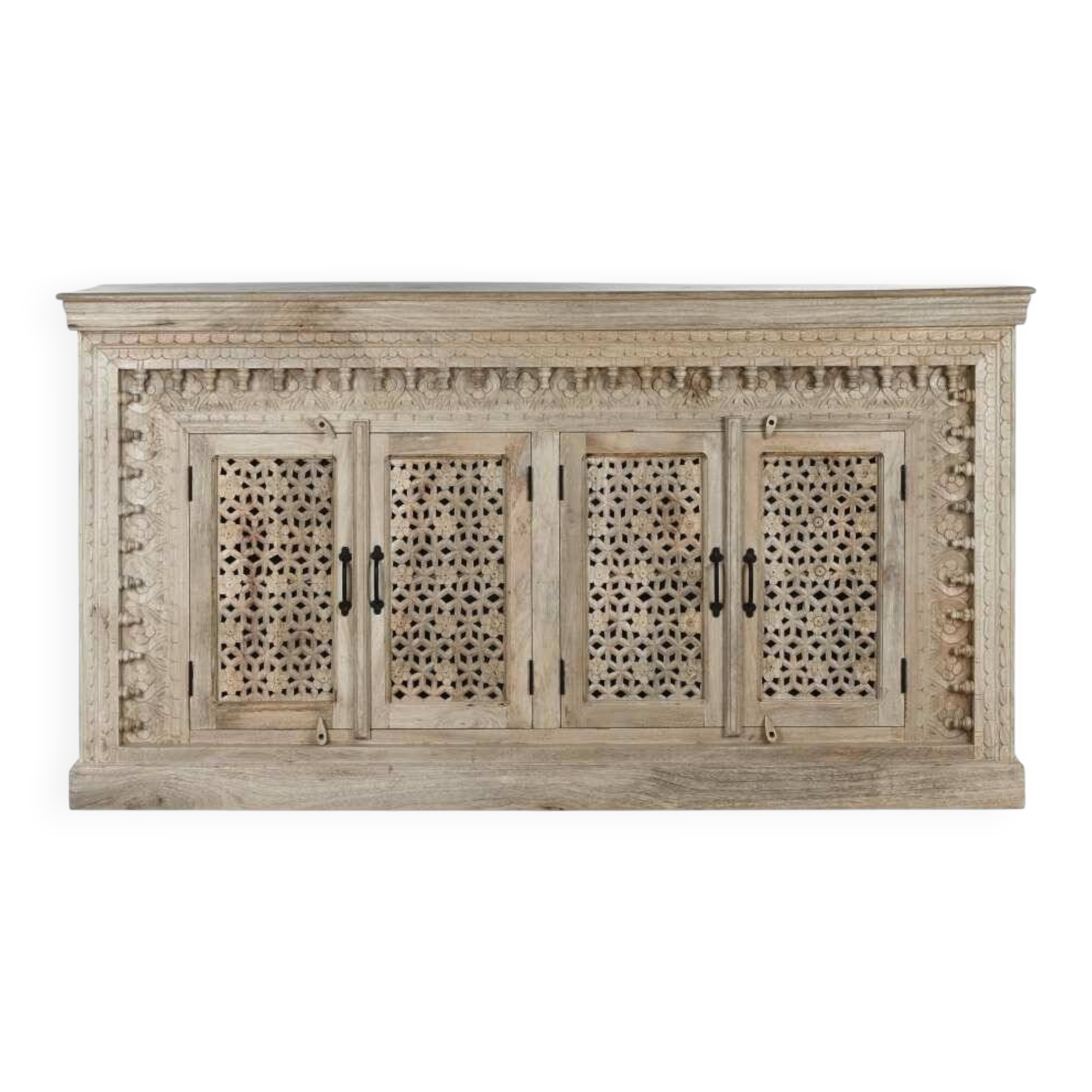 Enfilade  bufet commode mangue 185x40x100 naturel