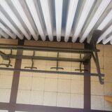 Vintage metal coat rack