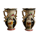 Paire de vases saint ghislain made in belgium