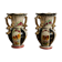 Paire de vases saint ghislain made in belgium