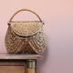 Vintage wicker bag with handle