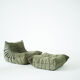 Togo Armchair and Pouf in Khaki wide Corduroy