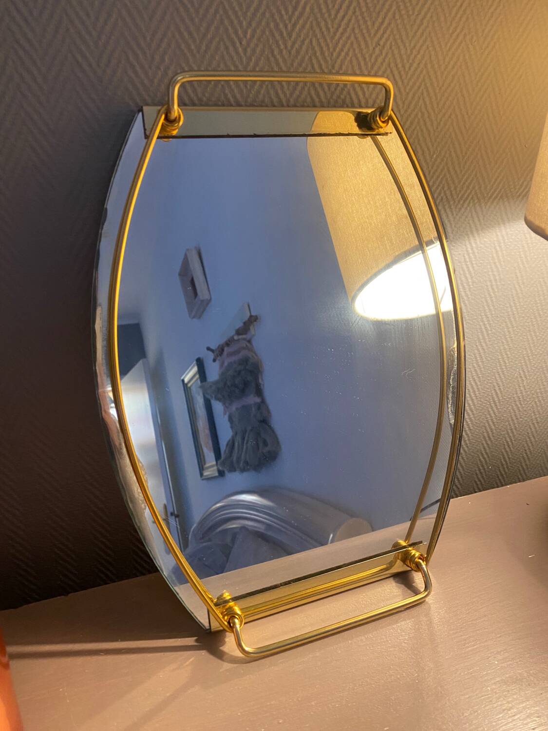 Art Deco mirror tray