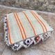 Handmade Berber Kilim pouf, floor cushion