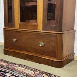 19th-century English mahogany library
