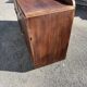 Asymmetrical antique Art Deco sideboard in rosewood veneer.