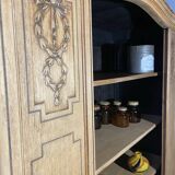 Dresser, bookcase in raw wood