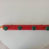 Vintage pencil wall-mounted coat rack