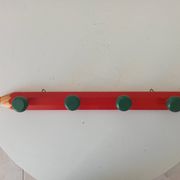Porte manteau mural crayon vintage