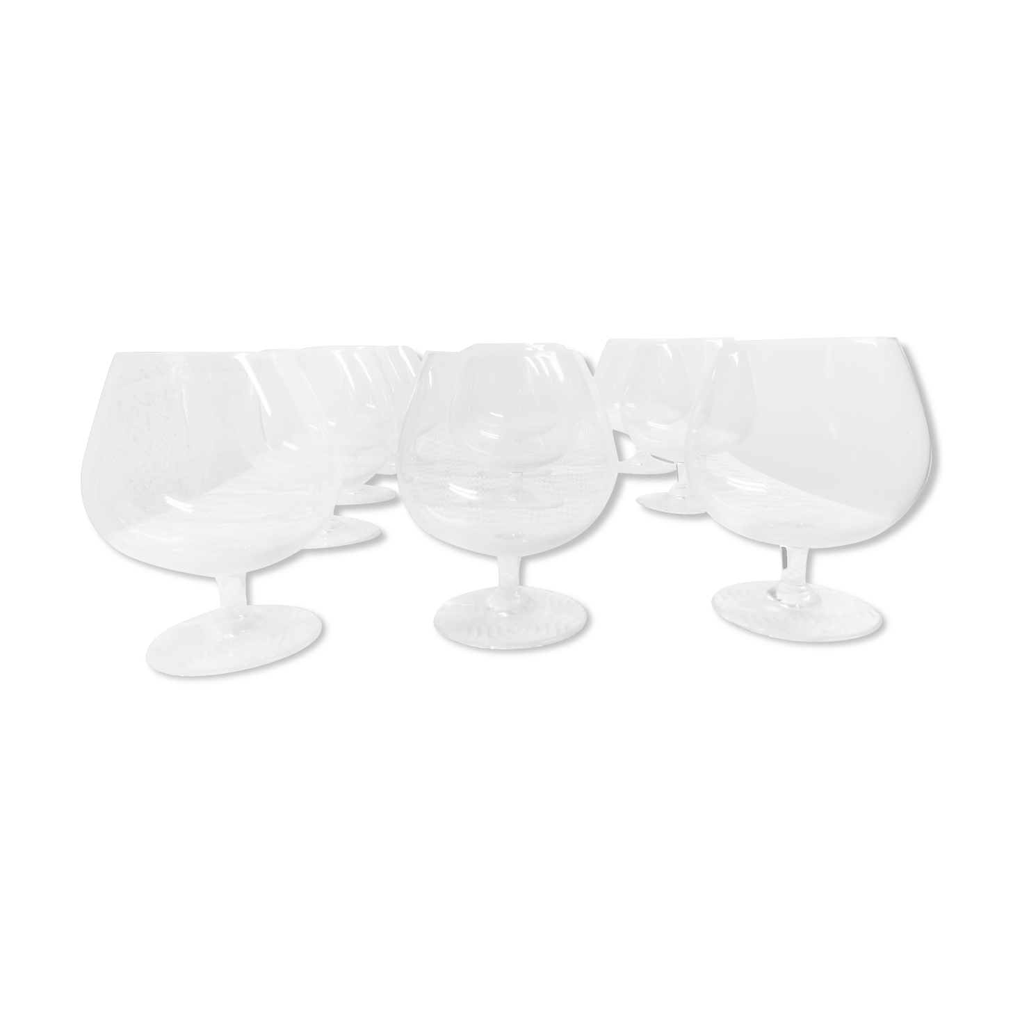 10 Cognac glasses