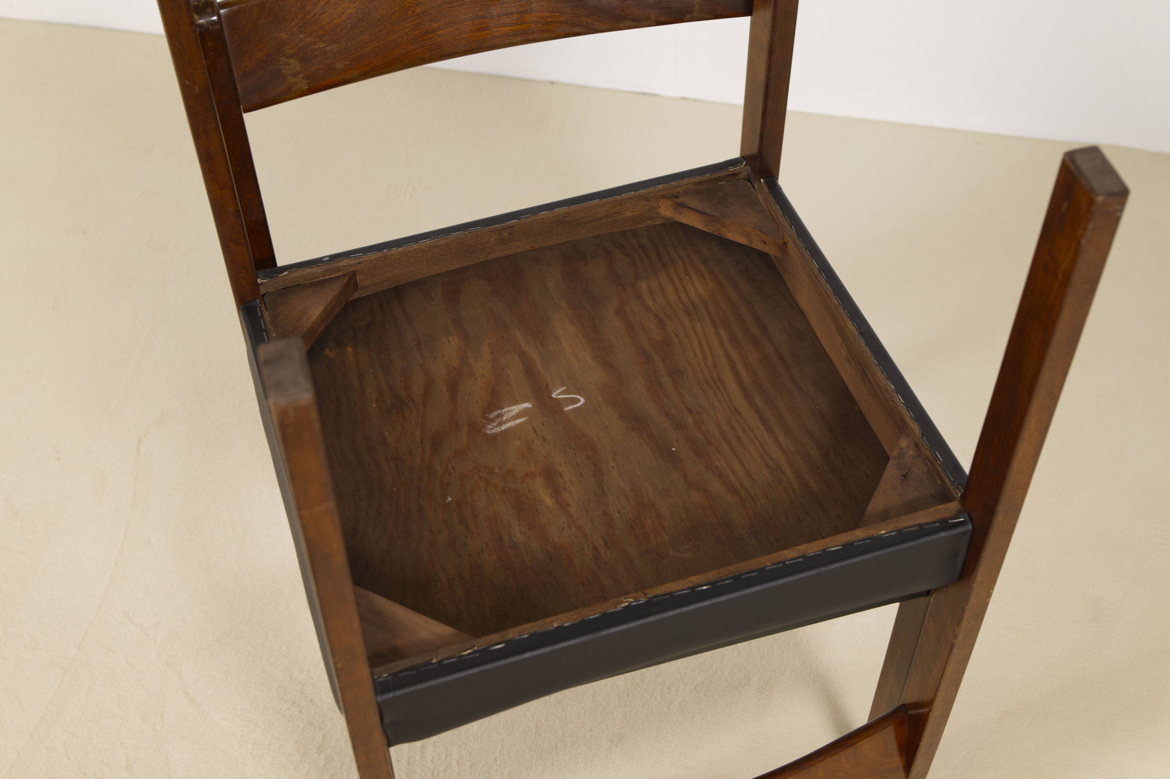 6x Dining chairs Alfred Hendrickx for Belform, 1960s, Belgium