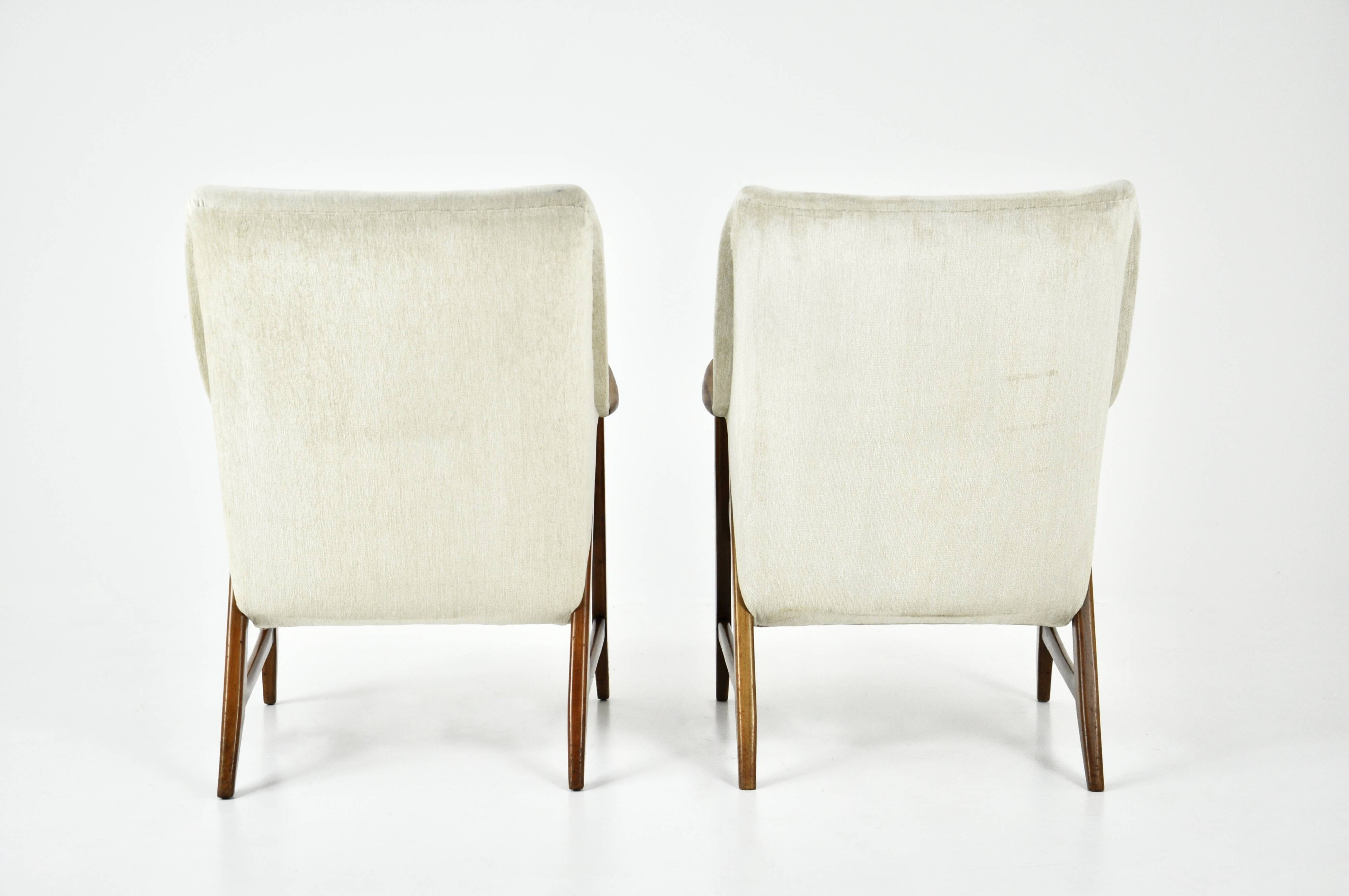 Paire de fauteuils scandinaves, 1960s