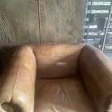 Chesterfield patchwork armchair