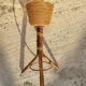 RATTAN FLOWER POT HOLDER 1960