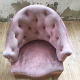 Armchairs pink captionne toad