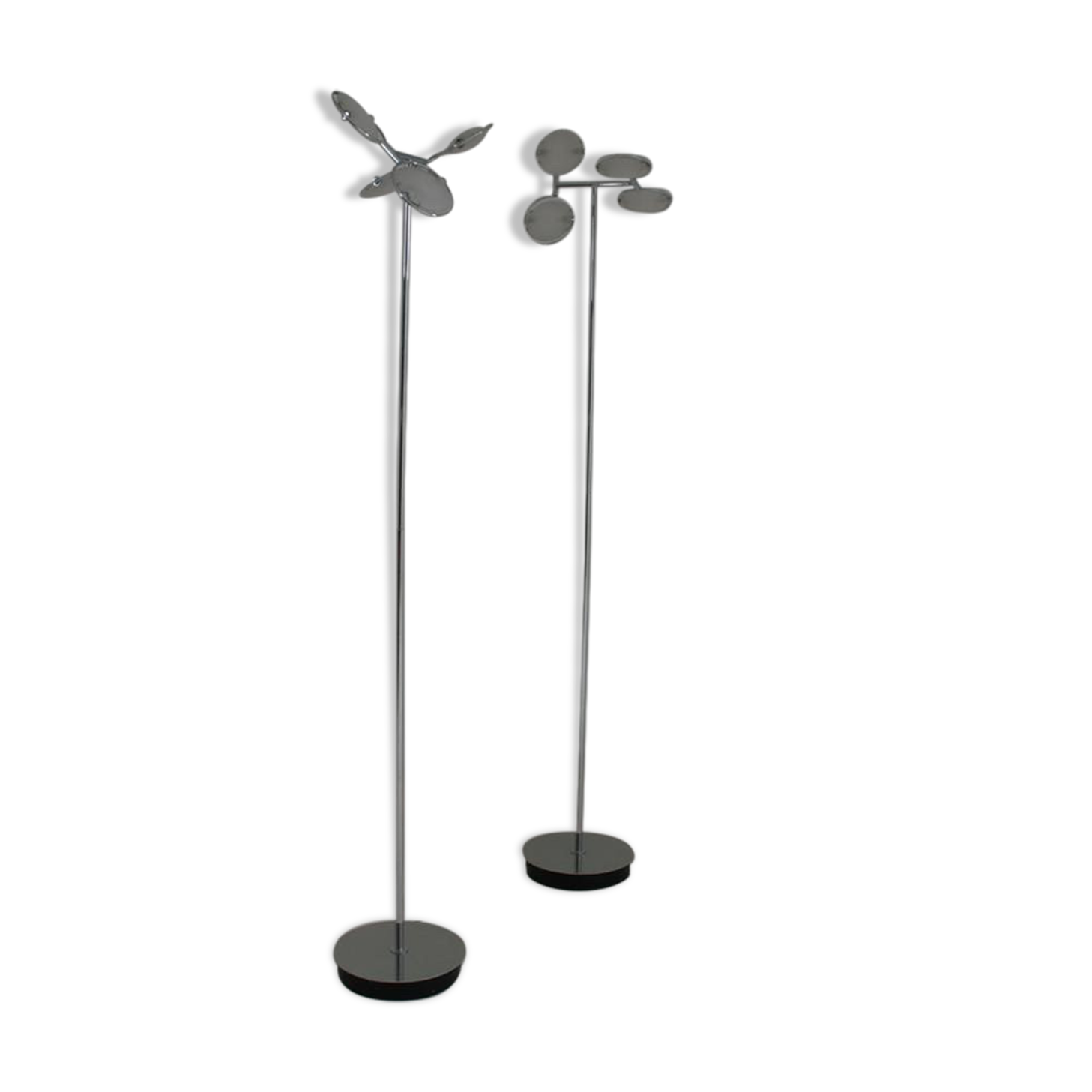 Pair of floor lamps model Nobi 4 by FontanaArte, 1990s