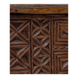 Antique Hand Carved Nuristani Storage Chest
