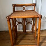Rattan bedside table