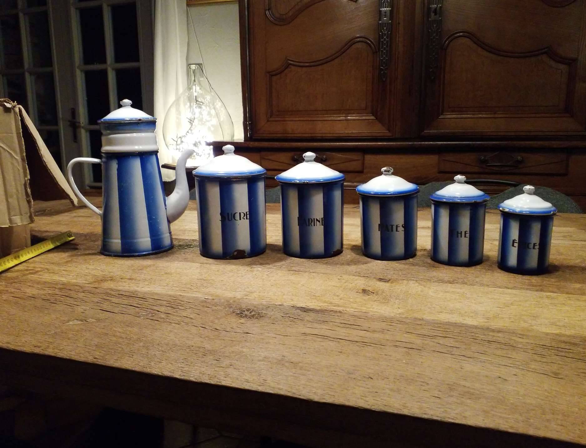 Ensemble en email bleu