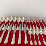 Ménagère Ercuis complete 6*4 silver metal cutlery