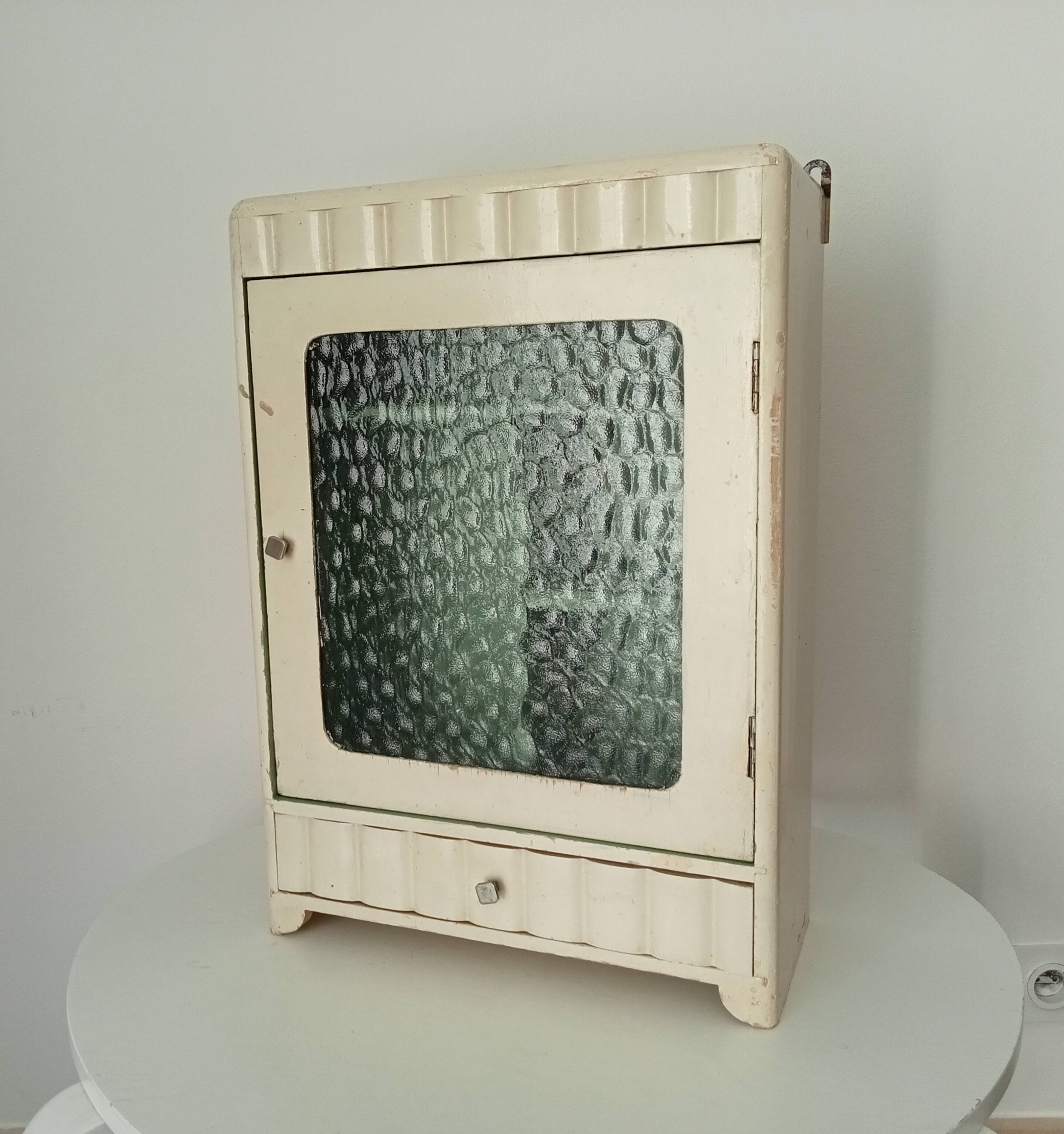 1950s art deco bathroom cabinet