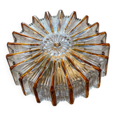 Large wall light or round ceiling light in glass sun Limburg
