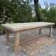 Large solid wood table 238cm