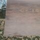 Bistro table wood and wrought iron tray