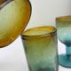 Blown glass goblets