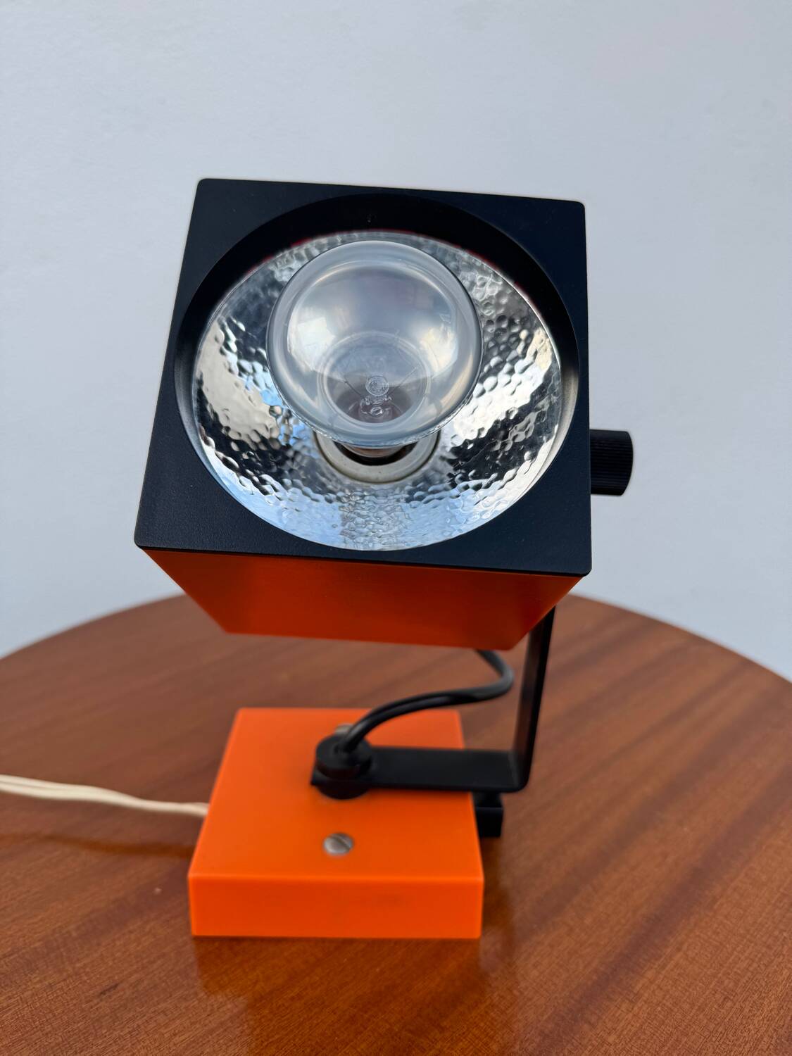 Philips orange wall lamp from the 1970s.
